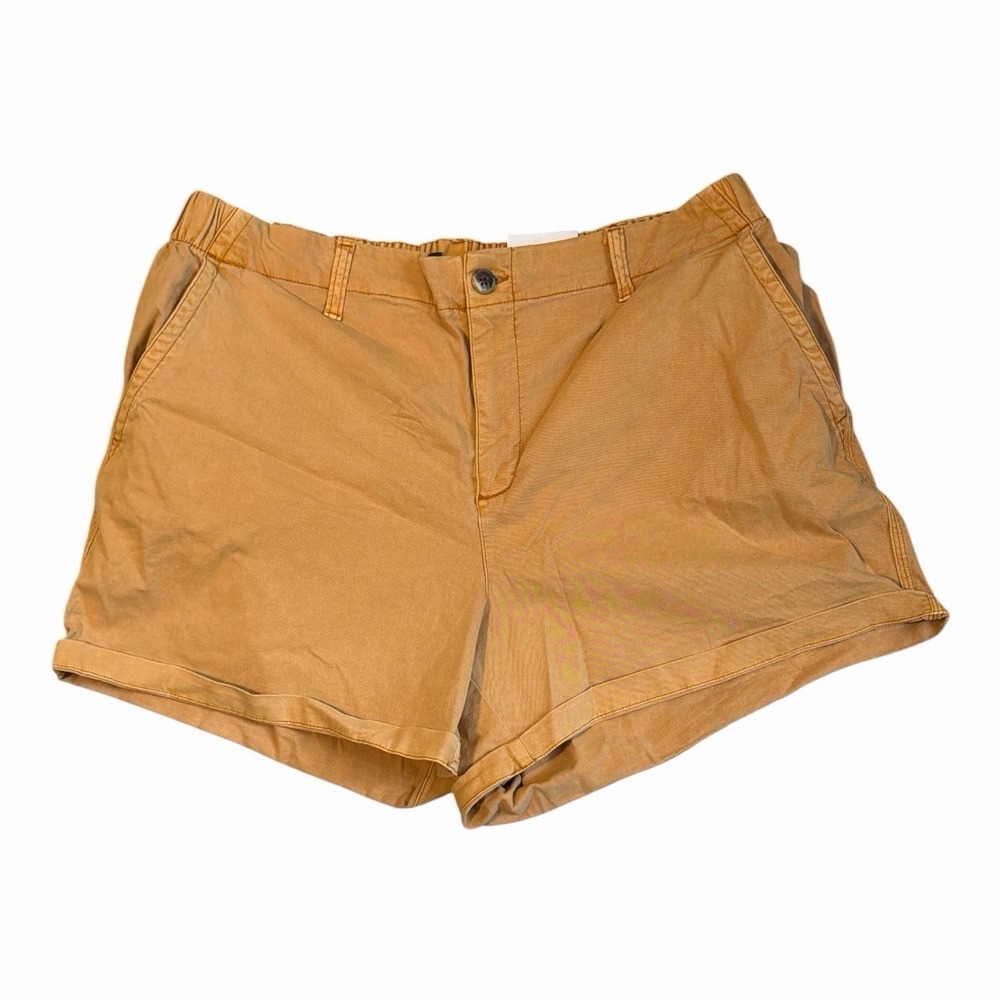 Old Navy Everyday Shorts 2X Tan Stretch Chino
